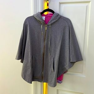 Lilly Pulitzer cotton cape with hood